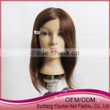 Beautiful wholesale cosmetology mannequin head hair dressing training doll heads