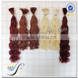 Wholesale top quality bulk hair 100% virgin indian hair brazilian hair bulk