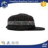 100% Wool Custom Embroidered 5 Panel Snapback Hats Wholesale thumbnail-2