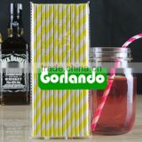 Party paper flexible drinking straws