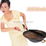 Low cost carbonized wood pot lids with high stable quality, wood pot covers after carbonizing