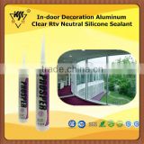 In-door Decoration Aluminum Clear Rtv Neutral Silicone Sealant
