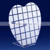 Acrylic Mask Shelf Acrylic Slatwall Shelf