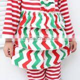 Lovely Girl Boutique Stripe Long Sleeve Baby Ruffle Top and Pant Outfits Wholesale Children Clothing Set 2016 thumbnail-5