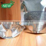 China Factory High Quality Embossed Aluminum Foil Vacuum Seal Bag With Zipper And Clear Window thumbnail-2