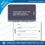 Factory Plastic Pvc Travel Tags Standard Size 54*86mm Luggage Tags