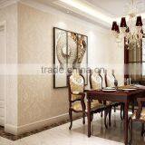 Damask Design Wallpaper Decorative Wallpaper for Home