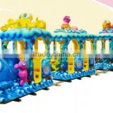 Amusement park rides electric track train for sale