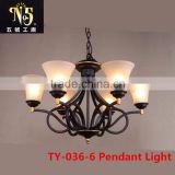 2016 New Design American Style Led Iron Pendant Light For Indoor Decoration With Factory With Flower Patern thumbnail-5
