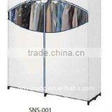 2014 China Manufacture Bedroom Furniture Non Woven Fabric Wardrobe thumbnail-1
