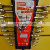 8Pcs Double Offset Ring Wrench Set(CR-V/45# Carbon Steel) thumbnail-2