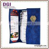 Lighter Hotel Menu Printing / Good Menu Design Ideas / Factory Price Leather Cover thumbnail-4