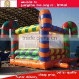 Boxing Ring Shape Multicolor Inflatable Bouncer for Kids thumbnail-2