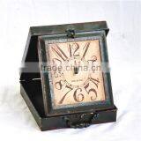 Antique Style Box Table Clocks
