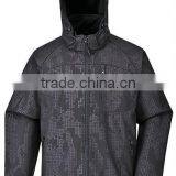 Printing Waterproof Men Softshell Jacket With Hood thumbnail-1