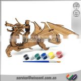 New design of dragon 3D puzzle Bamboo