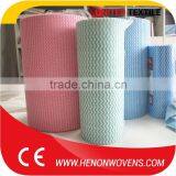 China Supplier Various Types Newest Viscose+Polyester Mesh Nonwoven Spunlace Fabric thumbnail-2