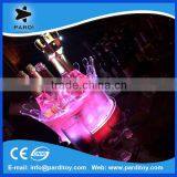 Champagne Bottle Display Led Crown Illuminate Ice Bucket Cooler thumbnail-1