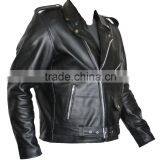 Brando Motorbike Leather Jacket/ Moto Leather Jacket For Men thumbnail-2