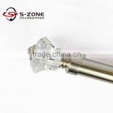 Trade Assurance Metal Curtain Rod Pole Colored Glass Finials thumbnail-4