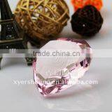 Pink Color Crystal Heart Diamond thumbnail-1