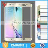 3D Silk Print Multi-color Full Cover Tempered Glass Screen Protector For Samsung S6 edge