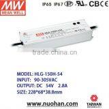 Meanwell HLG-150H-54A Led Driver 150W 54v/150W 54v Switching Power Supply /54vdc LED Driver 150w Quality Choice