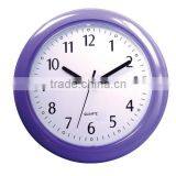 Simple 10" Plastic Clocks With Plastic Cover for 2015 Gift thumbnail-2