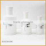 Cheap Popular Dragonfly Pattern Mini Big White Ceramic Flower Vases Quality Choice thumbnail-1