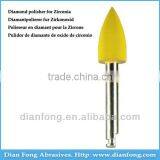 Sr103EF RA Shank Bullet Shaped Silicone Rubber Impregnated With DIAMOND Heatless Dental Diamond Polisher For Smoothing thumbnail-1