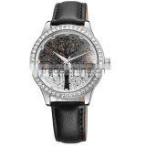 Skone 9195 Leather Strap Bling Tree Dial Watches thumbnail-3