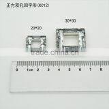 KC12 Suare 20*20 30*30mm Flat Back Sew on Acrylic Rhinestones for Fashion Decoration, Craft Making, Garment Bags Accessories thumbnail-2
