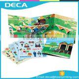 Custom Sticker Scene For Kids Cute Reusable Sticker Set Carton Play Sticker Set