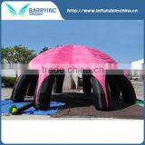Comercial 6 Legs Pink Inflatable Advertising Spider Tent