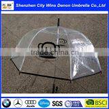 23inches 8ribs Transparent Lips Umbrella for Ladies, Clear Umbrella, Popular Umbrella for Rainday thumbnail-4