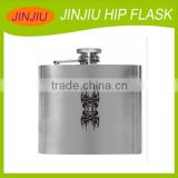 2015 new style silk-screen printing stainless steel hip flask