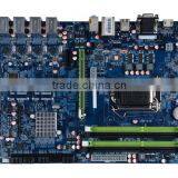 H87 DVR ATX Industrial Motherboard With 24 Usb