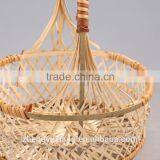 Handwoven Bamboo Fruits Vegetables Hanging Basket thumbnail-2