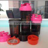 3 in one protein shaker bottle OEM factory