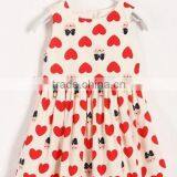 2016 New Style Children Girls Dress Love Heart Printed Dress Wholesale OEM ODM thumbnail-1
