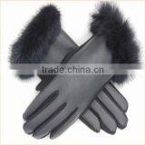 2016 China Hot Sale Black/Brown/Red Tight PU Leather Gloves thumbnail-2