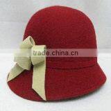 Fashion Women Wool Felt Cloche Hat thumbnail-1