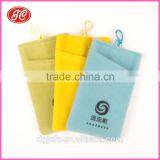 Hot Products Silk Screen Printed Microfiber Mobile Phone Pouch thumbnail-1