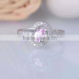 925 Sterling Silver Women Fashion Prong Setting Ring With Purple Zircon thumbnail-4