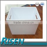 Collapsible fluted plastic high quality and popular office storage box