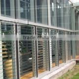Customized exterior aluminum shutters for office