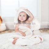 GOTS organic cotton & Shu Velveteen baby swaddle newborn blankets brown style