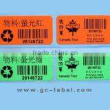 FLUORESCENT Barcode Labels thumbnail-1