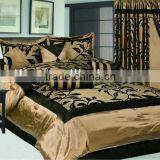 7Pcs Flocking Comforter Set