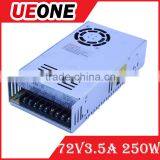 Factory Pirce 72volt S-250-72 Swithching Power Supply